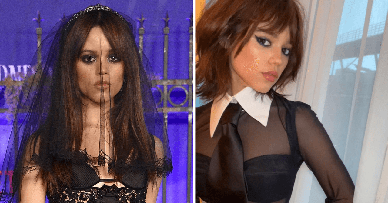Jenna Ortega mostró su nuevo look