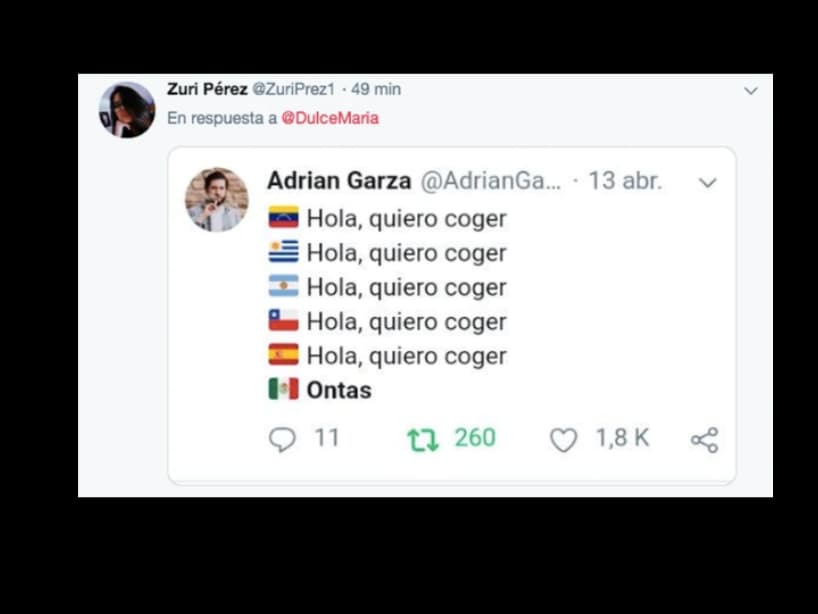 Varios usuarios trataron de simplificar el "Ontas" a través del clásico meme de las banderas.