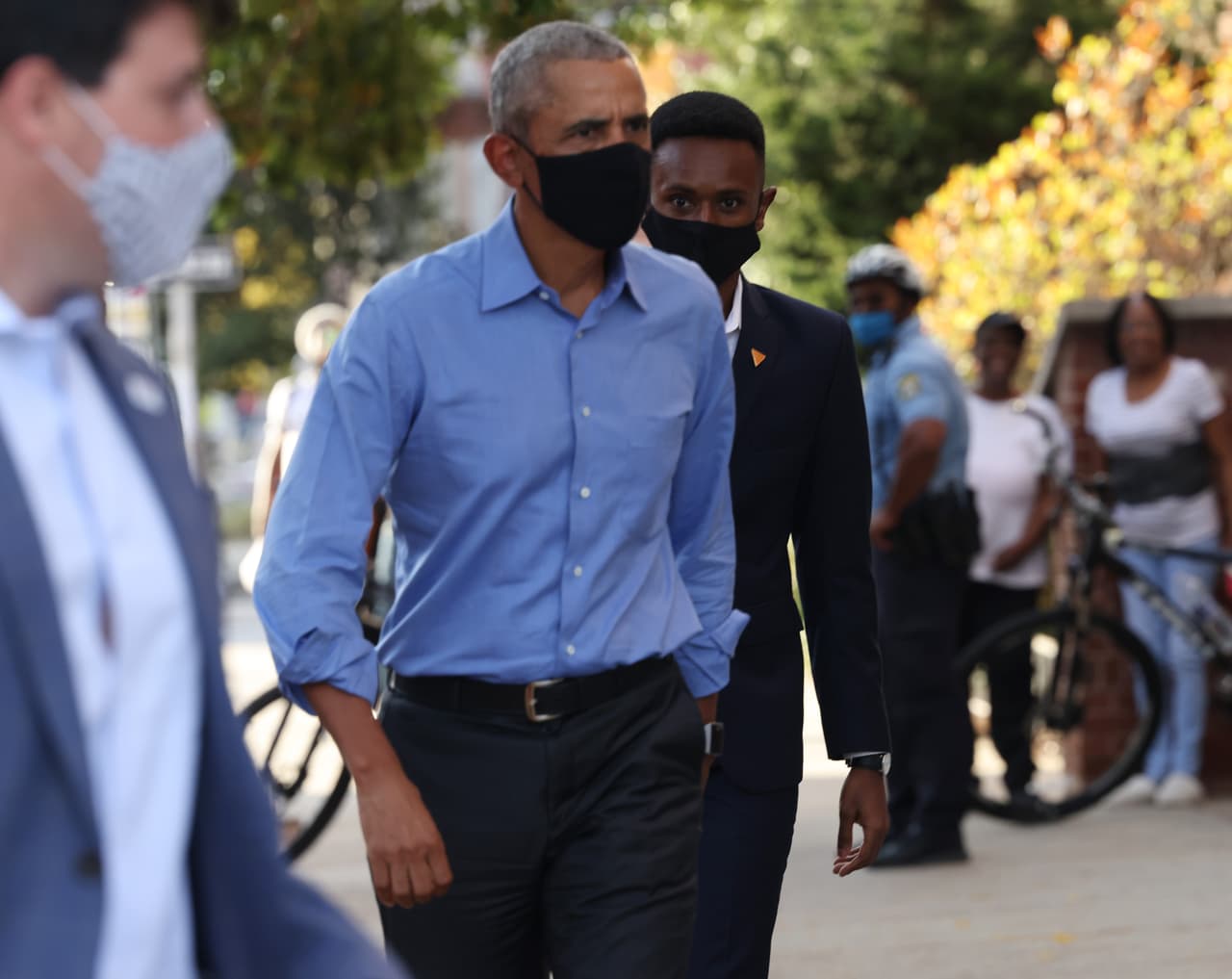 Este miércoles, Obama estuvo en otro acto de campaña de Biden en Pensilvania.