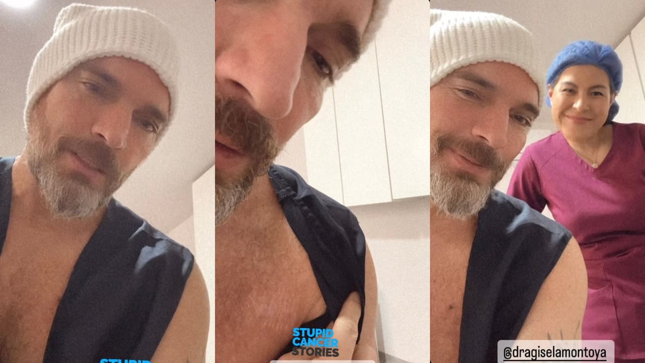 Julián Gil fue diagnosticado con un nuevo cáncer de piel.