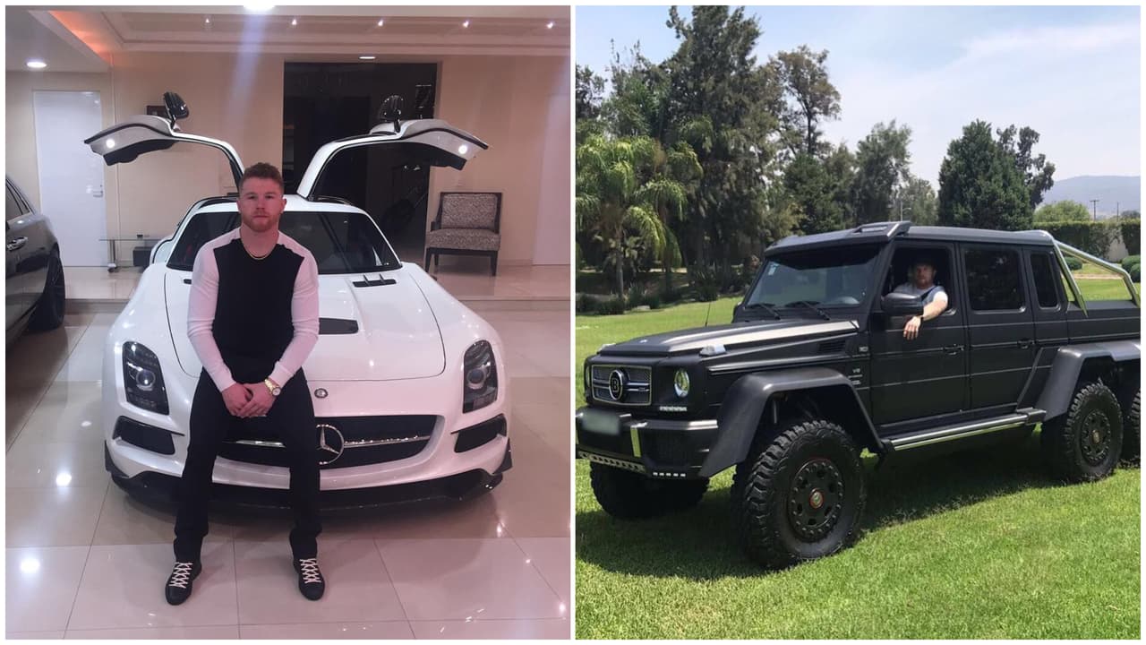 El 'Canelo' y su lujosa colección de autos: desde Lamborghini hasta una camioneta Mercedes Benz única en México