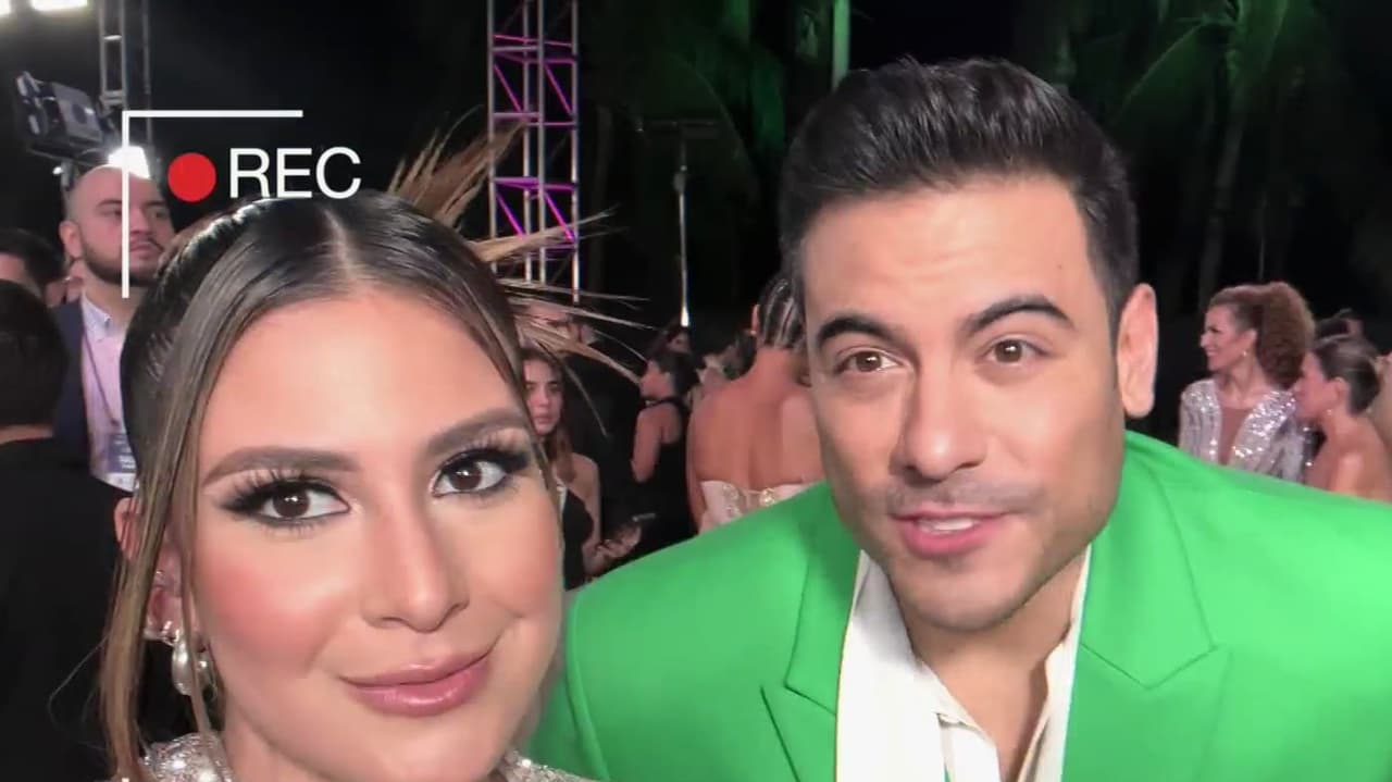 La confesión de Carlos Rivera que puso nerviosa a Jessi Rodríguez en Premio Lo Nuestro 2023