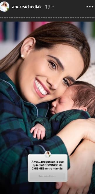 Por su parte, Andrea Chediak tuvo un domingo tranquilo y aprovechó para conectar con sus seguidoras en una sesión de preguntas a través de las 'stories' de Instagram.