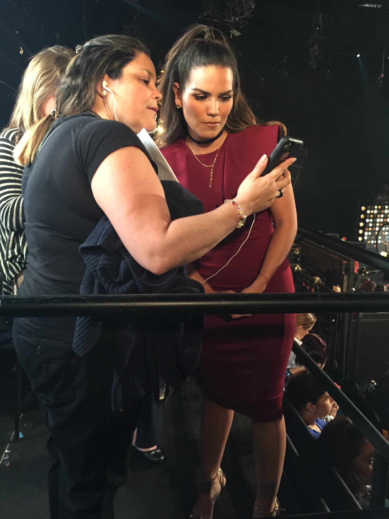 Karina tuvo mucho trabajo en el foro de La Banda.