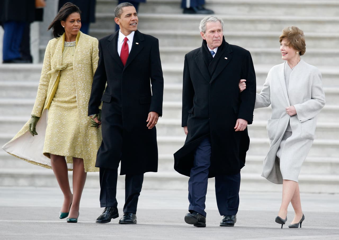 Aquel año se despidieron de los Bush, que abandonaban la Casa Blanca.