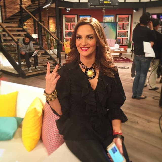 Mariana Seoane iluminó el programa con su belleza.
