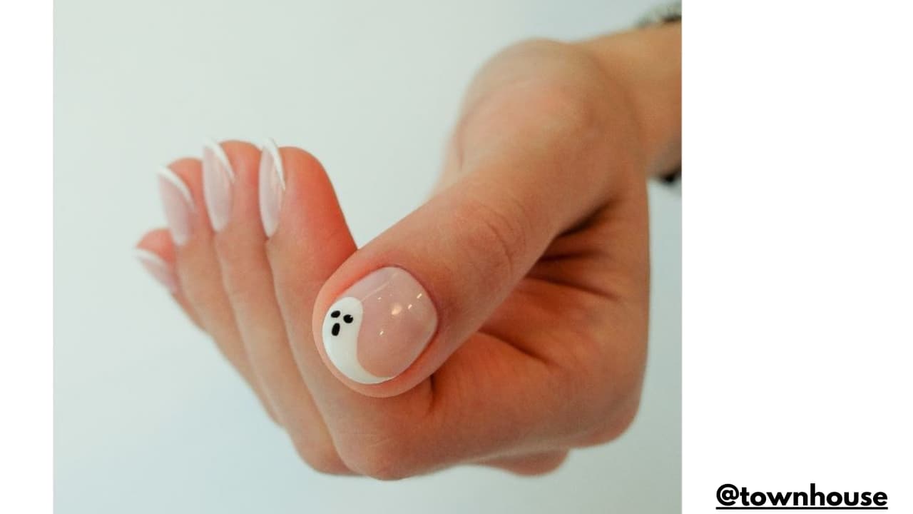 Uñas francesas para Halloween