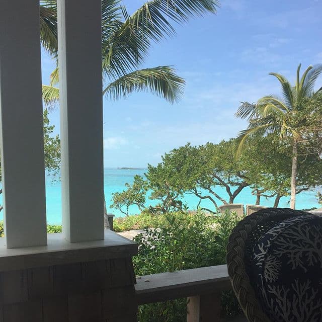 Cindy compartió una foto de su hermosa vista.