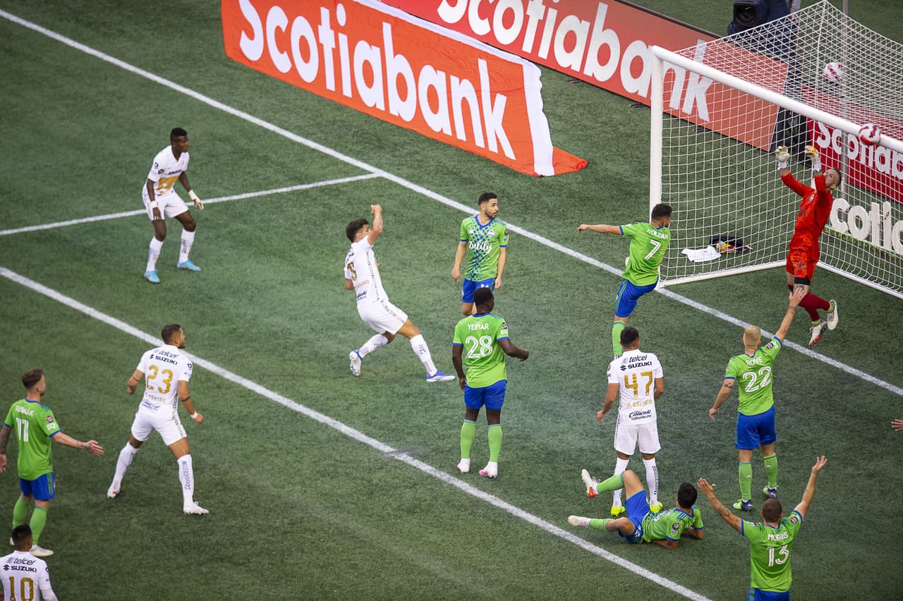 Seattle Sounders fue ampliamente superior a Pumas y se impuso con un doblete de Raúl Ruidíaz y otro tanto de Nicolás Lodeiro.