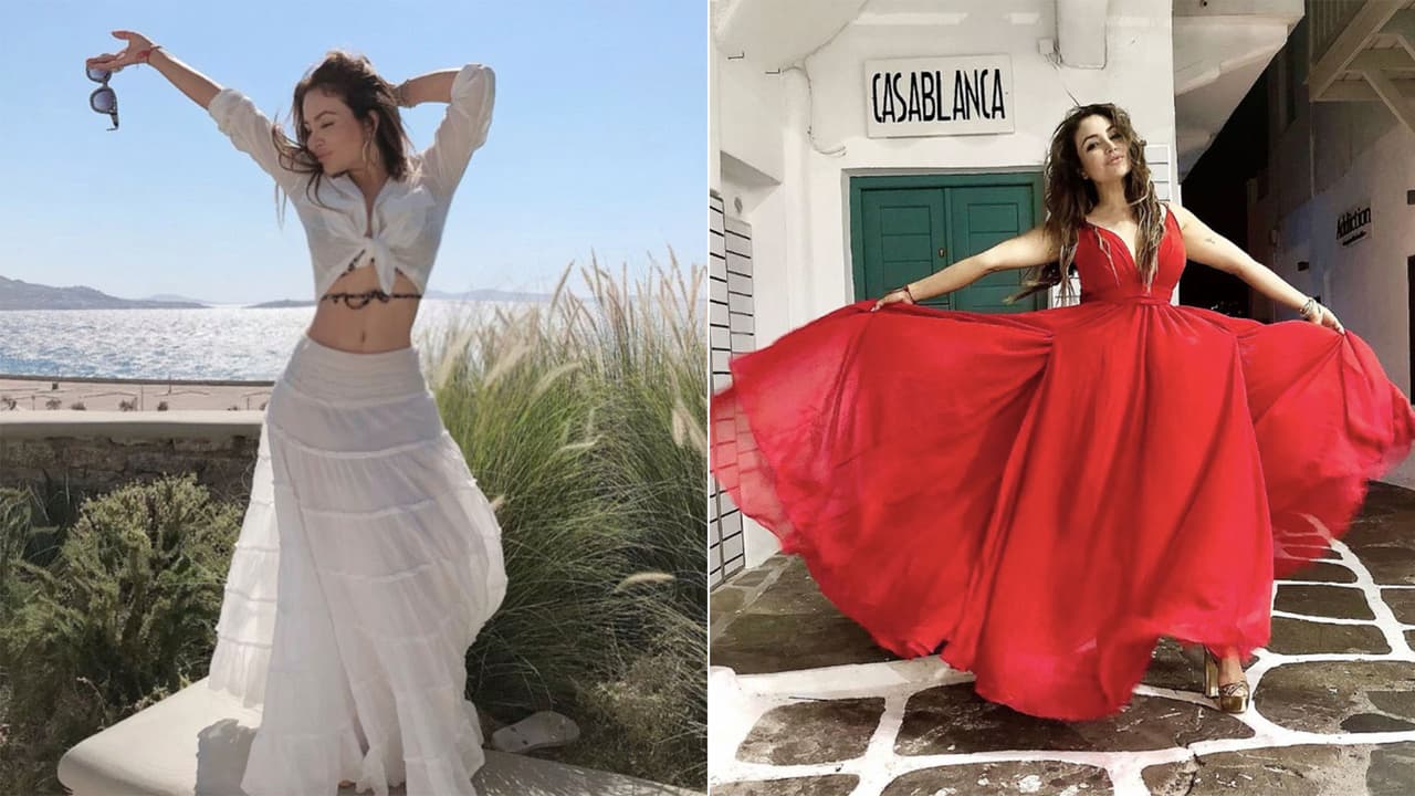 En cuanto a sus viajes personales,
<b>La Bronca</b> se dio el lujo de disfrutar de las playas y el mar de Grecia.