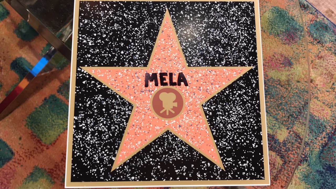 Mela llegó dispuesta a ser la estrella del show, e incluso llevó la prueba de ello al programa.