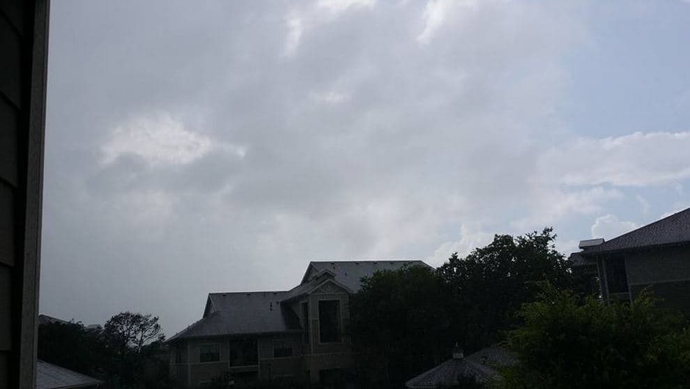 La audiencia compartió fotos de la zona tras el paso de la tormenta Bill.