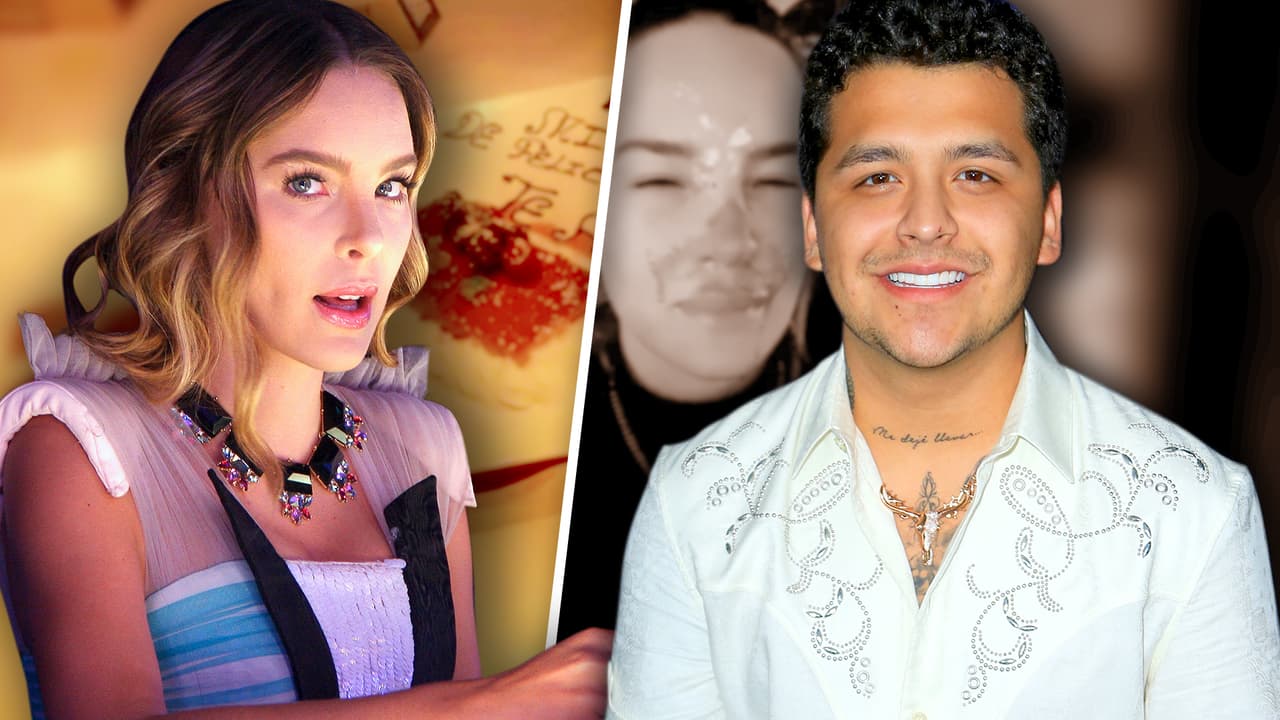 Belinda le pidió una "mordida" a Christian Nodal y él la embarró en público