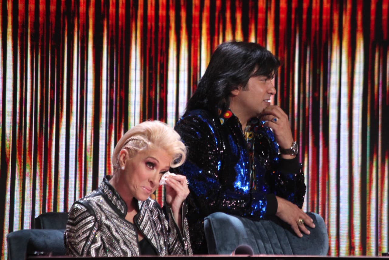 El momento del reencuentro fue tan emotivo que Yuri no pudo evitar las lágrimas.