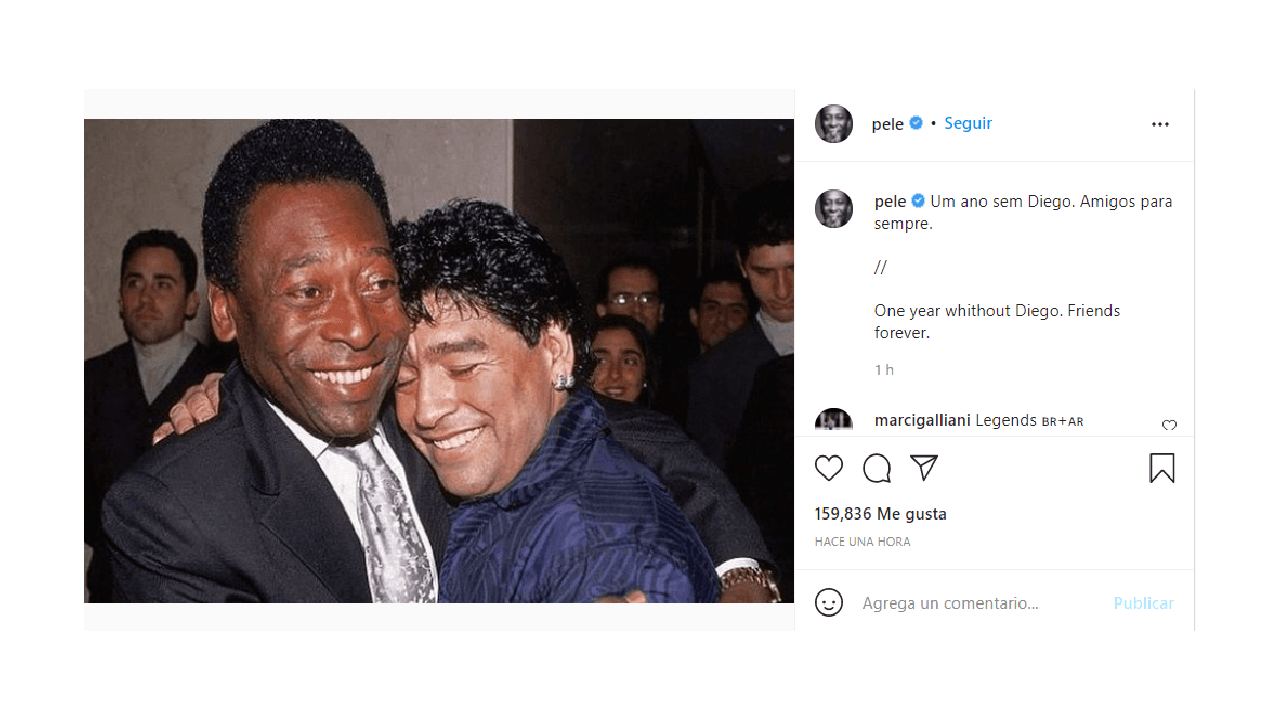Se cumple un año de la partida de Diego Armando Maradona y el mundo del futbol lo recuerda con diferentes gestos, homenajes por parte de clubes y fanáticos y publicaciones en redes sociales; D10s sigue presente.