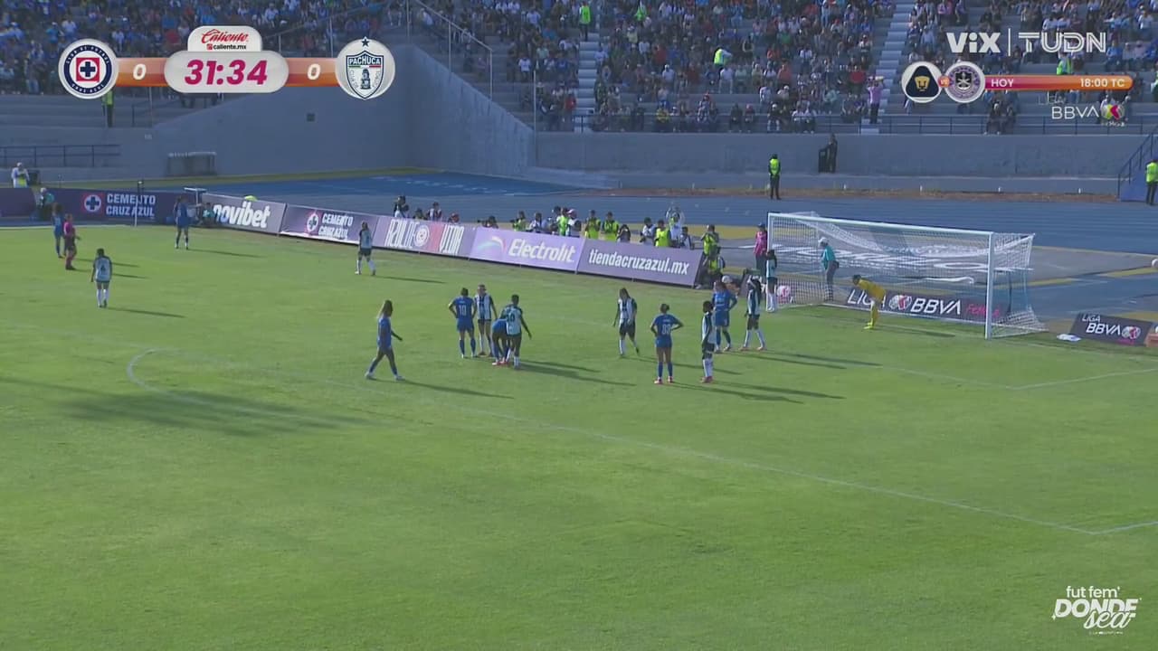 ¡La Máquina ya pita! Michaela Abam adelanta a las Celestes ante Pachuca