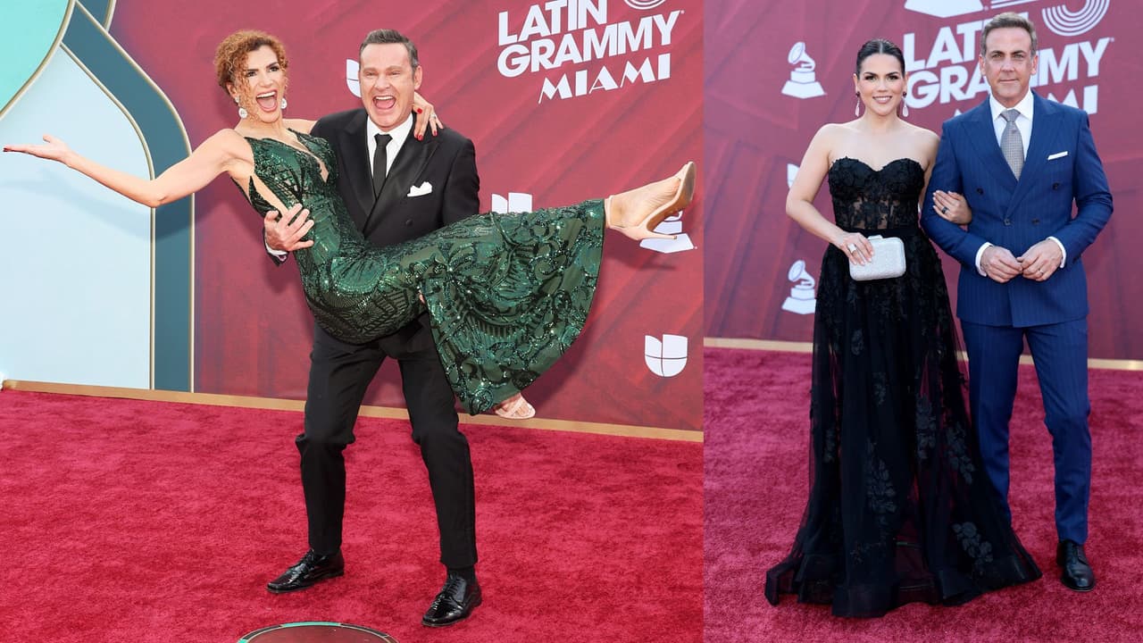 Carlos Ponce y Karina Banda, y Alan Tacher con Cristy Bernal.