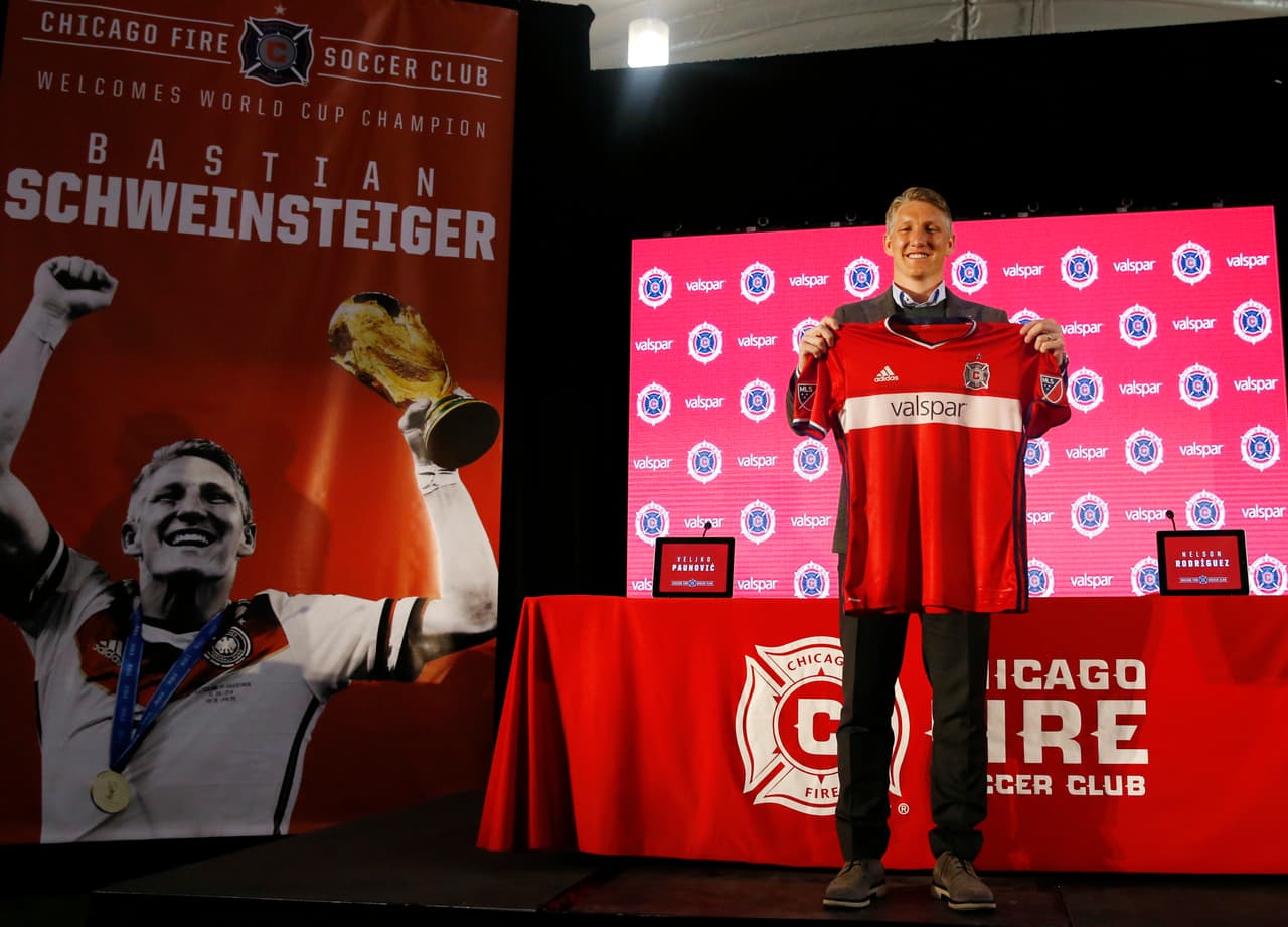 #5 Bastian Schsweinsteiger, Chicago Fire. El alemán se ganó el cariño de la gente, aunque no logró el objetivo de ser campeón en la MLS.