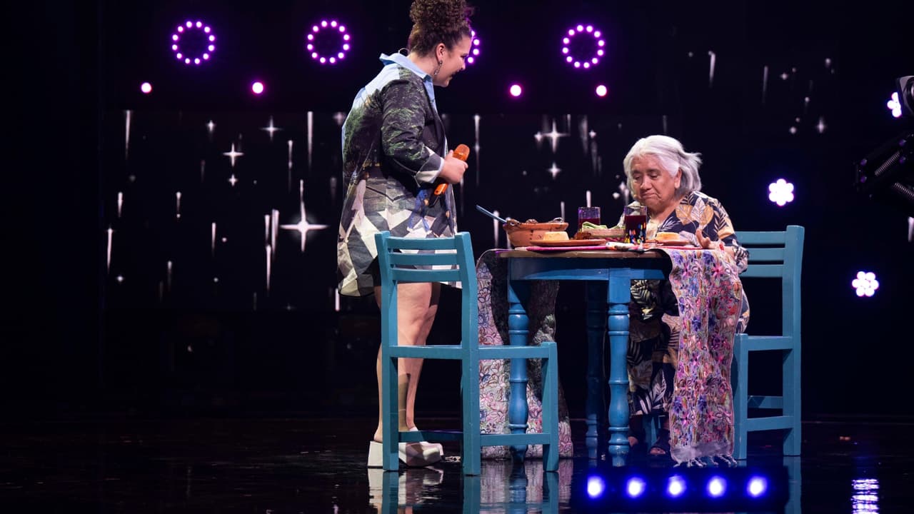 Juego de Voces 2025: Lucerito comió mole con su fan Teté