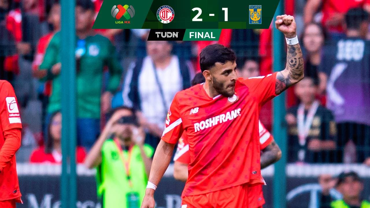 ¡Ardiente remontada! Toluca vence a Tigres con goles de Alexis y Volpi