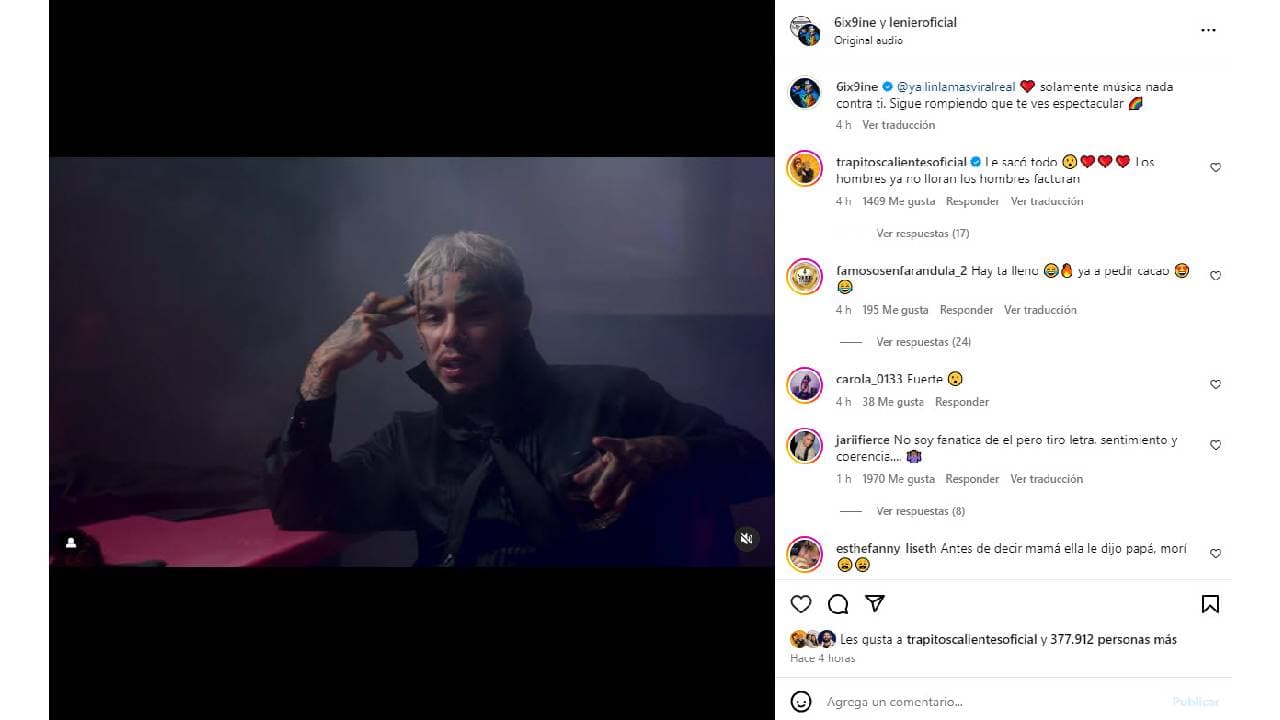 Tekashi hace 'tiradera' contra Yailin en 'La Respuesta'.