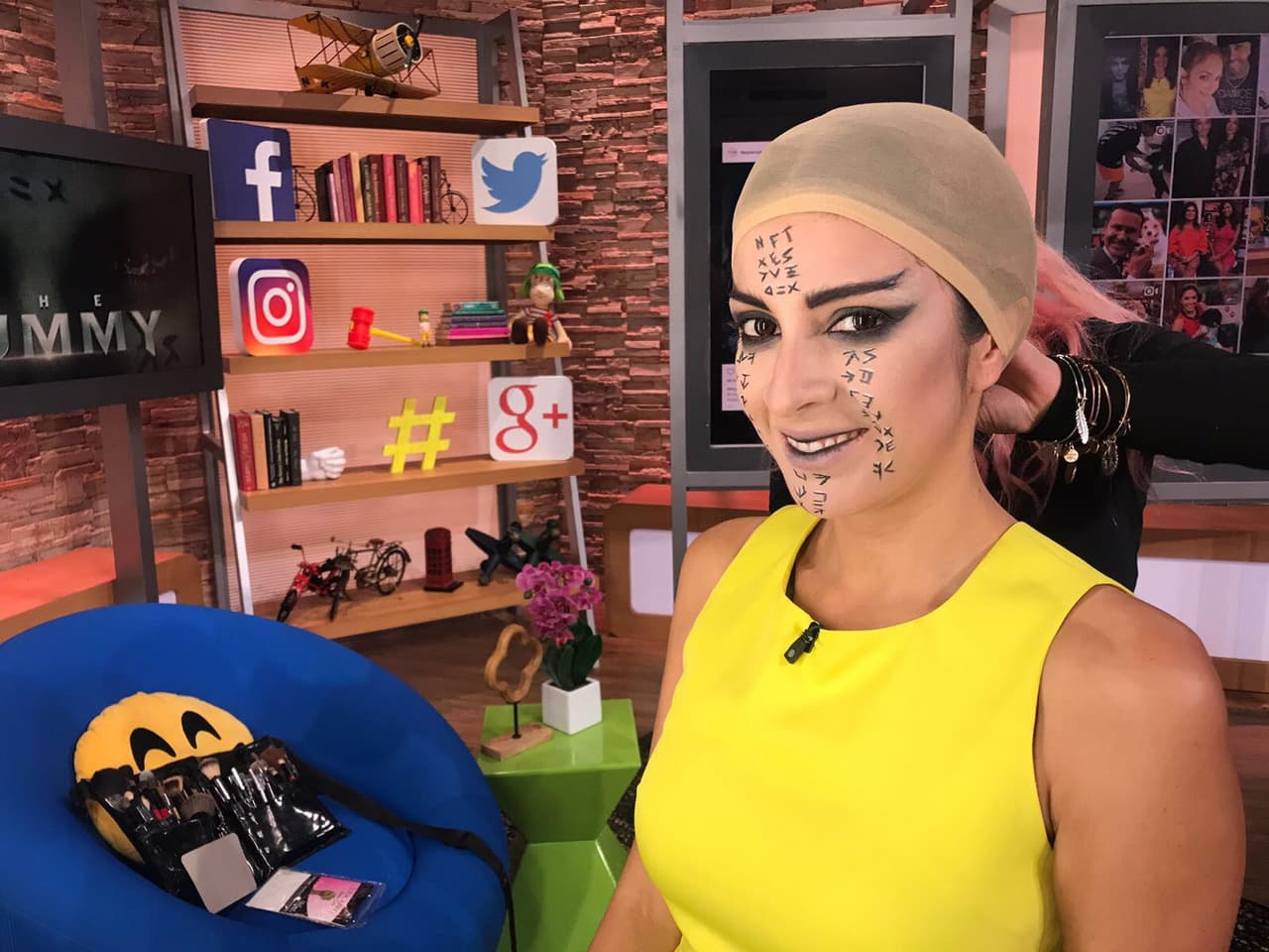 Maity Interiano estaba casi lista para ponerse la peluca y convertirse en Ahmanet.