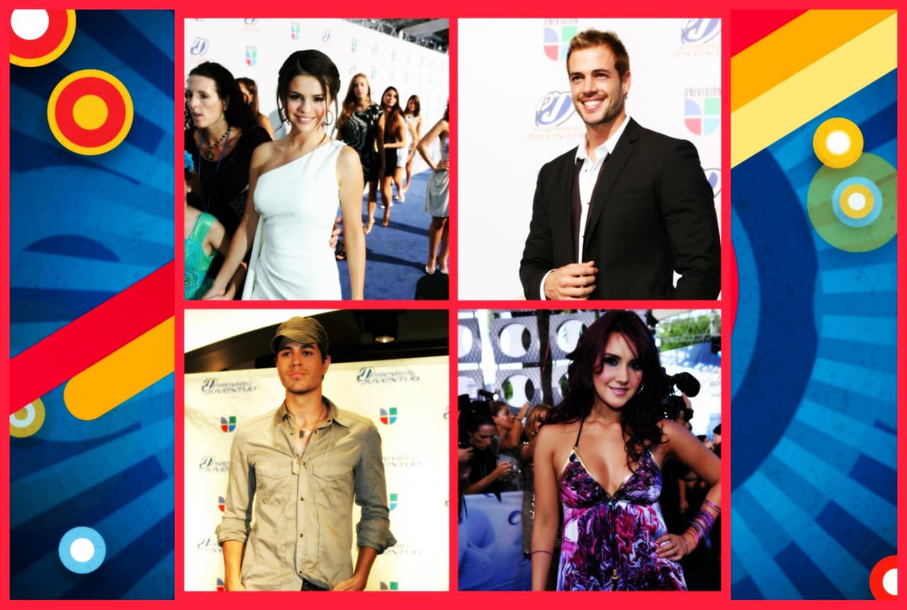 Todas las estrellas de Premios Juventud tuvieron una primera vez que pisaron nuestra alfombra y aquí te contamos cómo y cuándo llegaron.