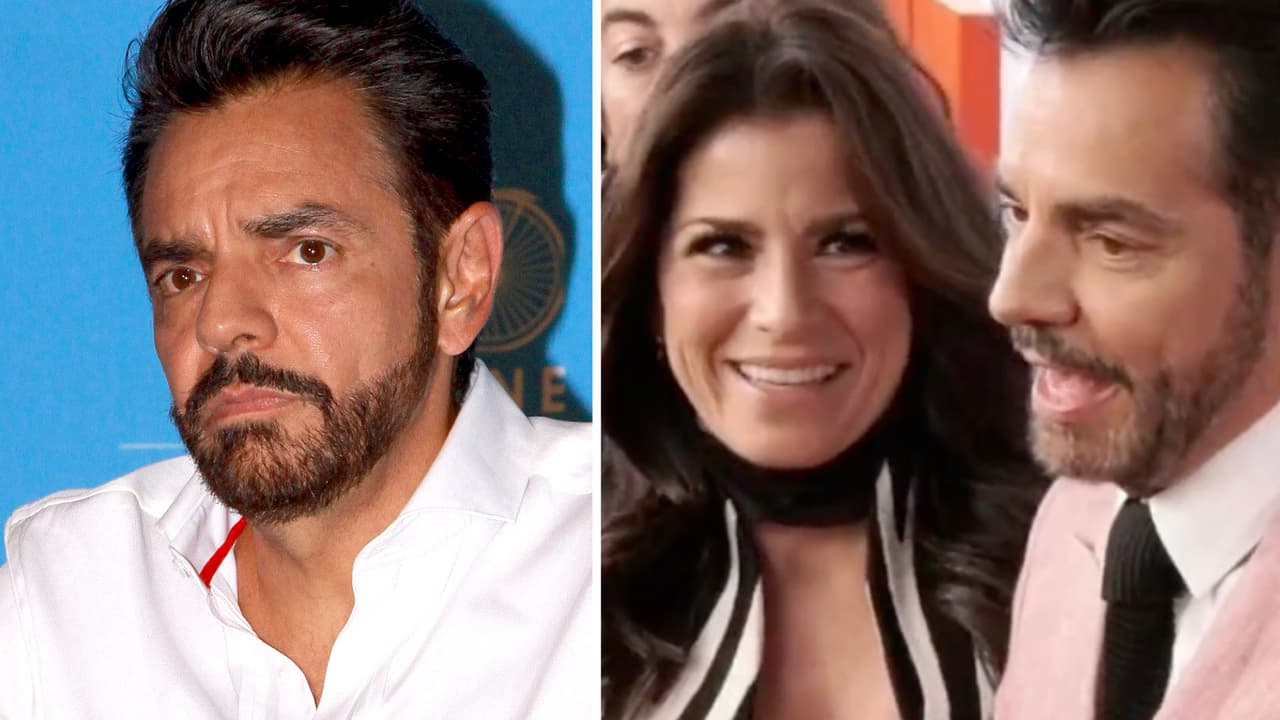 Eugenio Derbez reacciona al pronunciado escote de Alessandra Rosaldo, ¿quiere que se tape?