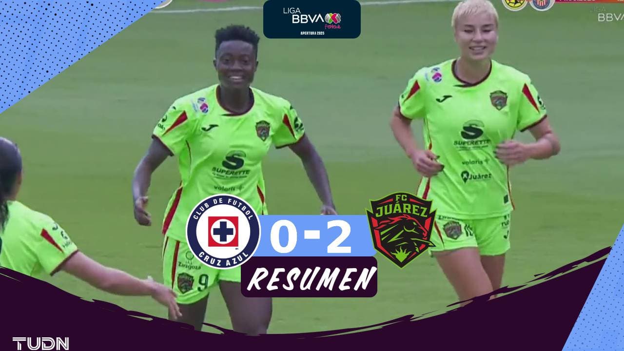 Cruz Azul vs. Juárez, resumen y goles del partido de Liga MX Femenil