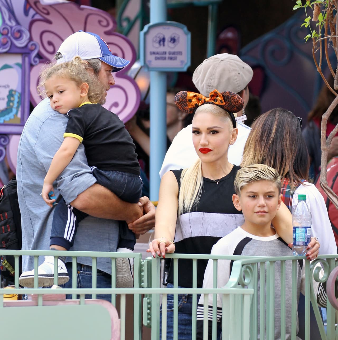 Aunque también les tocó esperar su turno en las filas.