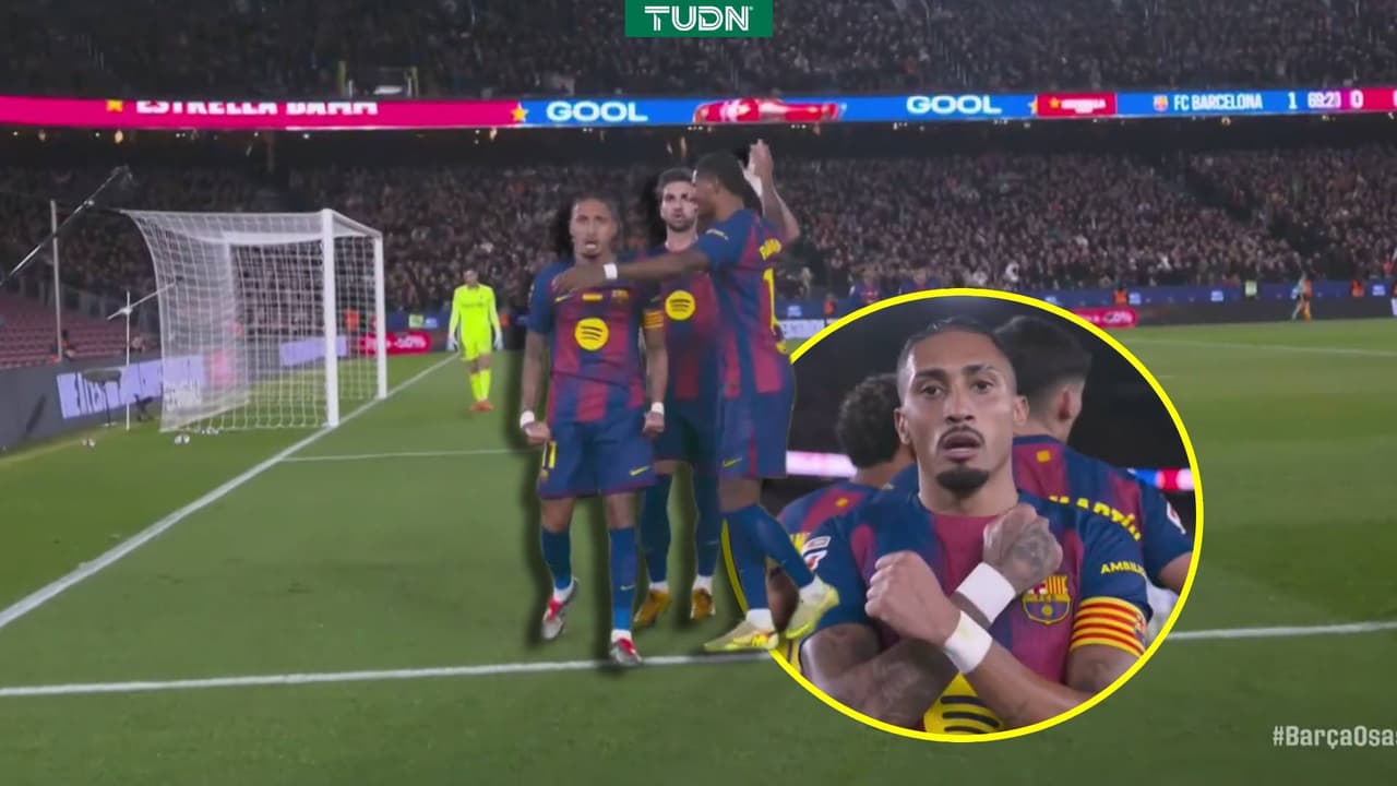 Barcelona derrotó al Osasuna con doblete de Raphinha y siguen líderes en LaLiga