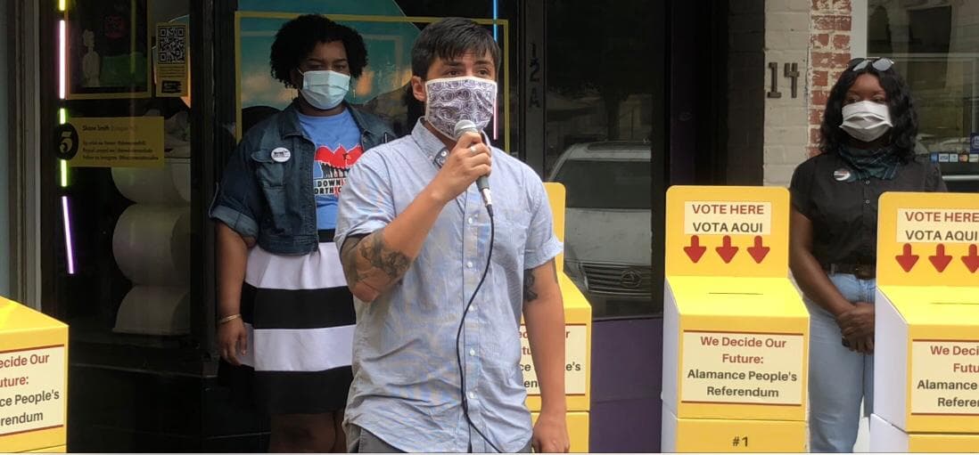 Referéndum simbólico en el condado de Alamance será este sábado.