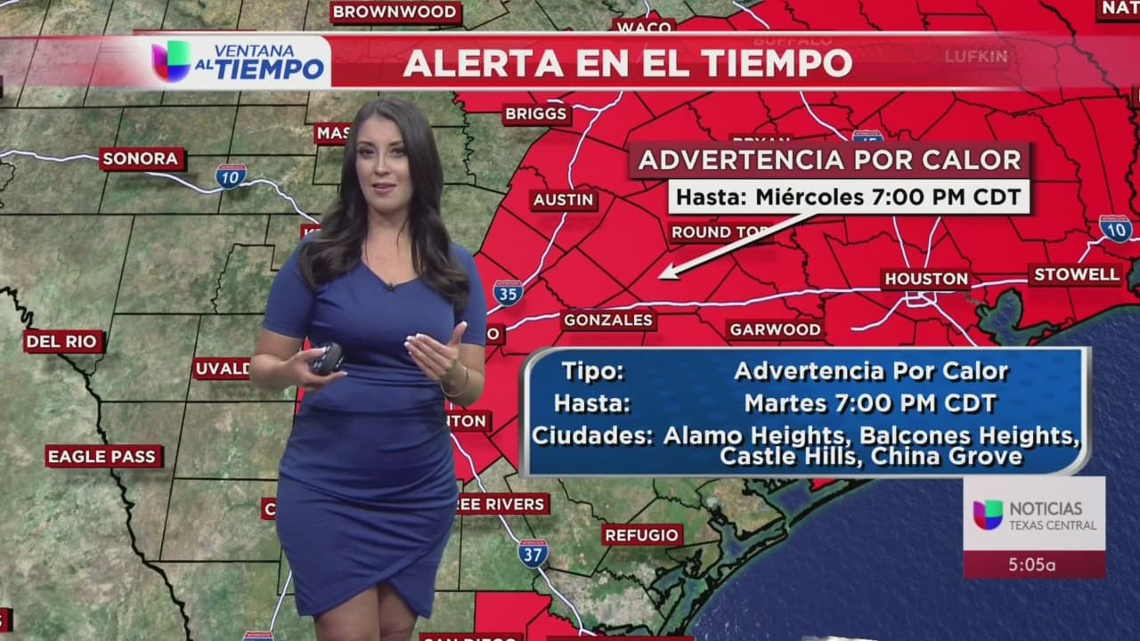 Continúa la advertencia de calor extremo para el centro de Texas