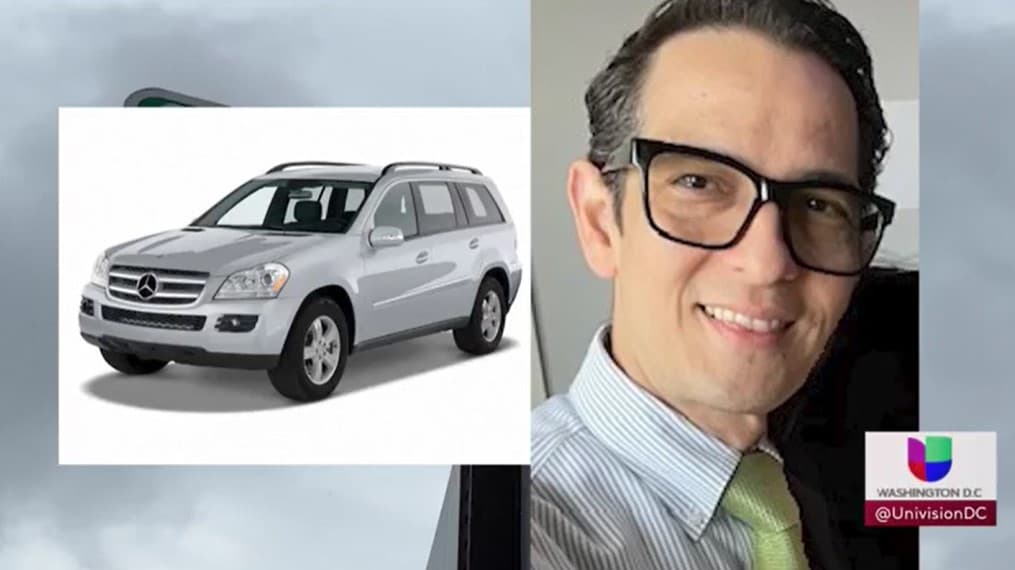 Se trata de una camioneta Mercedes Benz GL450 color plata del año 2009 y placas de Maryland 4EH0408.