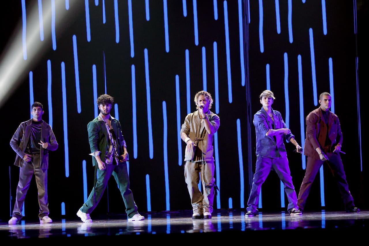 Erick, Joel, Richard, Christopher y Zabdiel de CNCO ensayaron como si fuera el gran día.