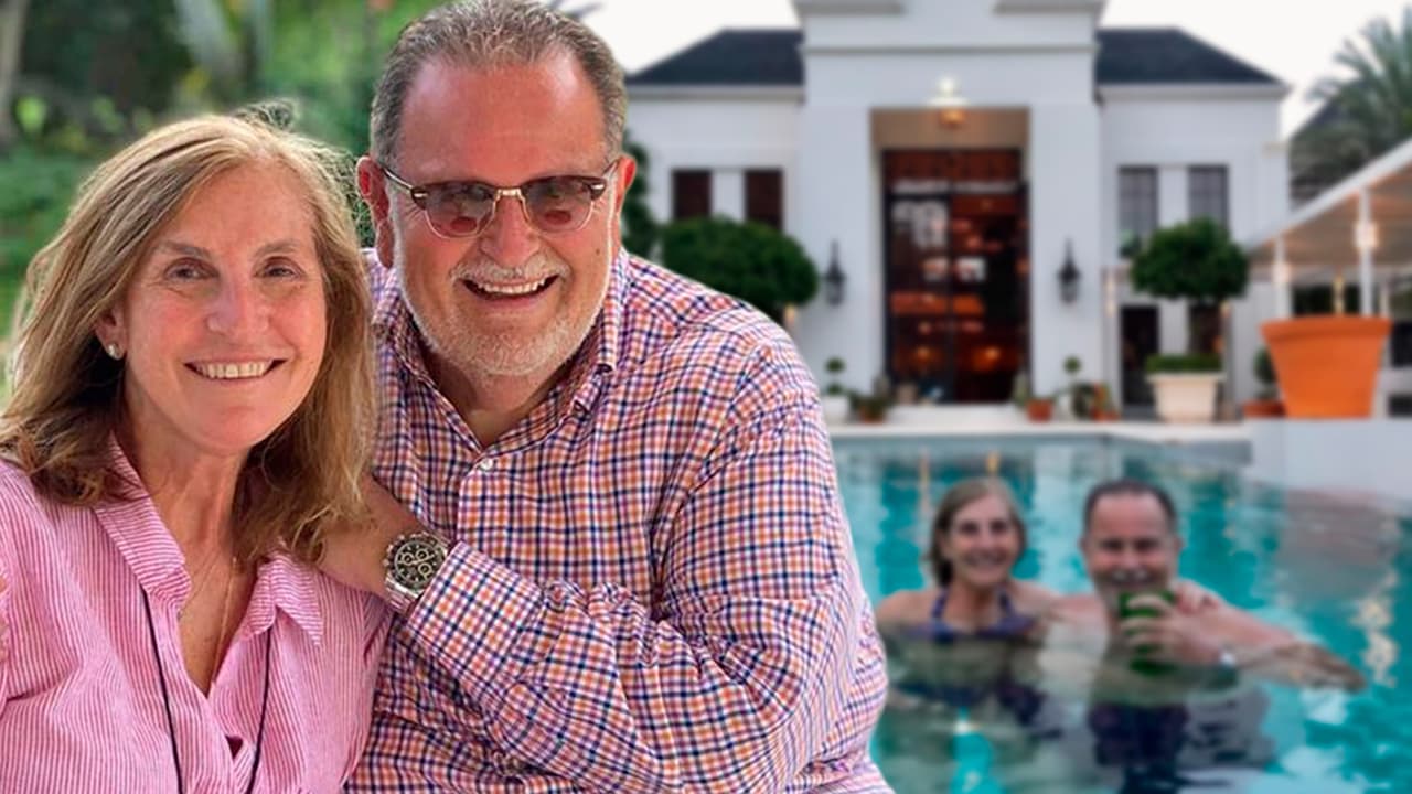 Raúl y Millie de Molina disfrutan de sus vacaciones en una mansión de República Dominicana