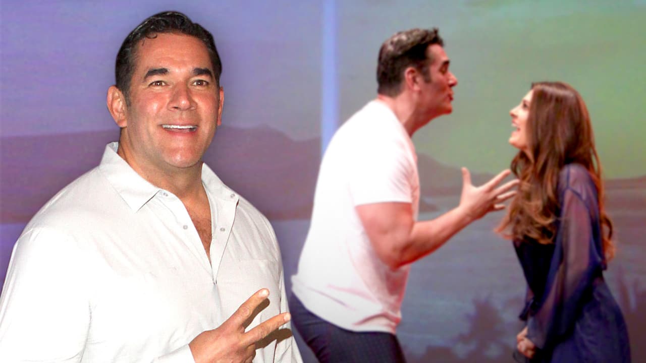 Eduardo Santamarina confiesa si Mayrín Villanueva se enojó porque se subió al 'potro del amor' con otra