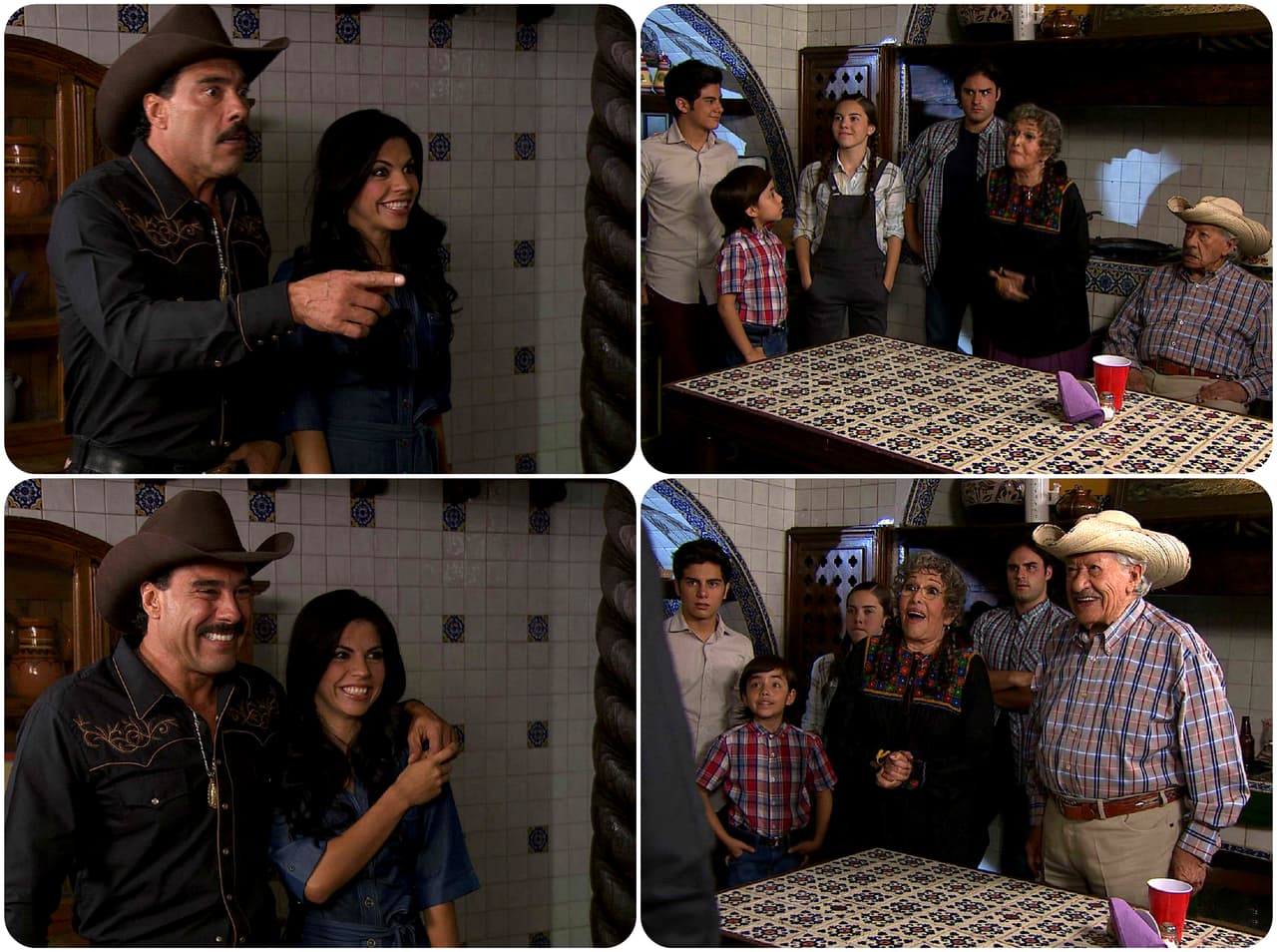 Pero pudo contener su enojo y les dio una gran noticia.