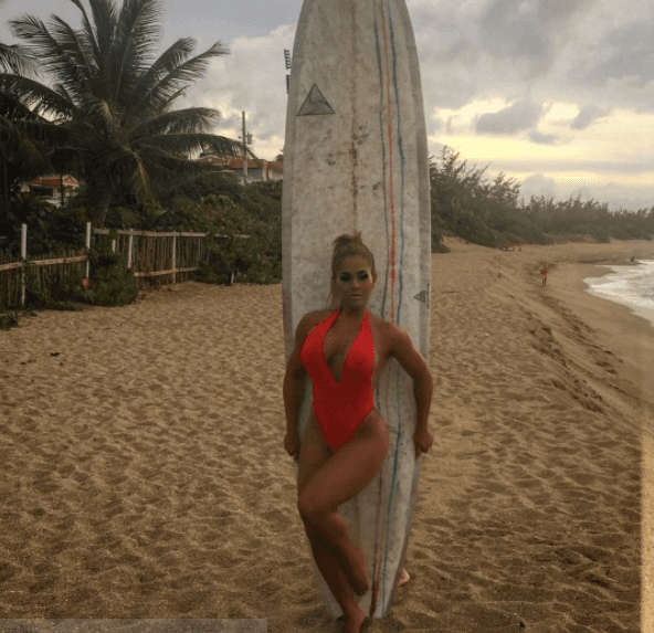 La modelo y empresaria puertorriqueña no puede dejar de llorar por estos días. 
<br>