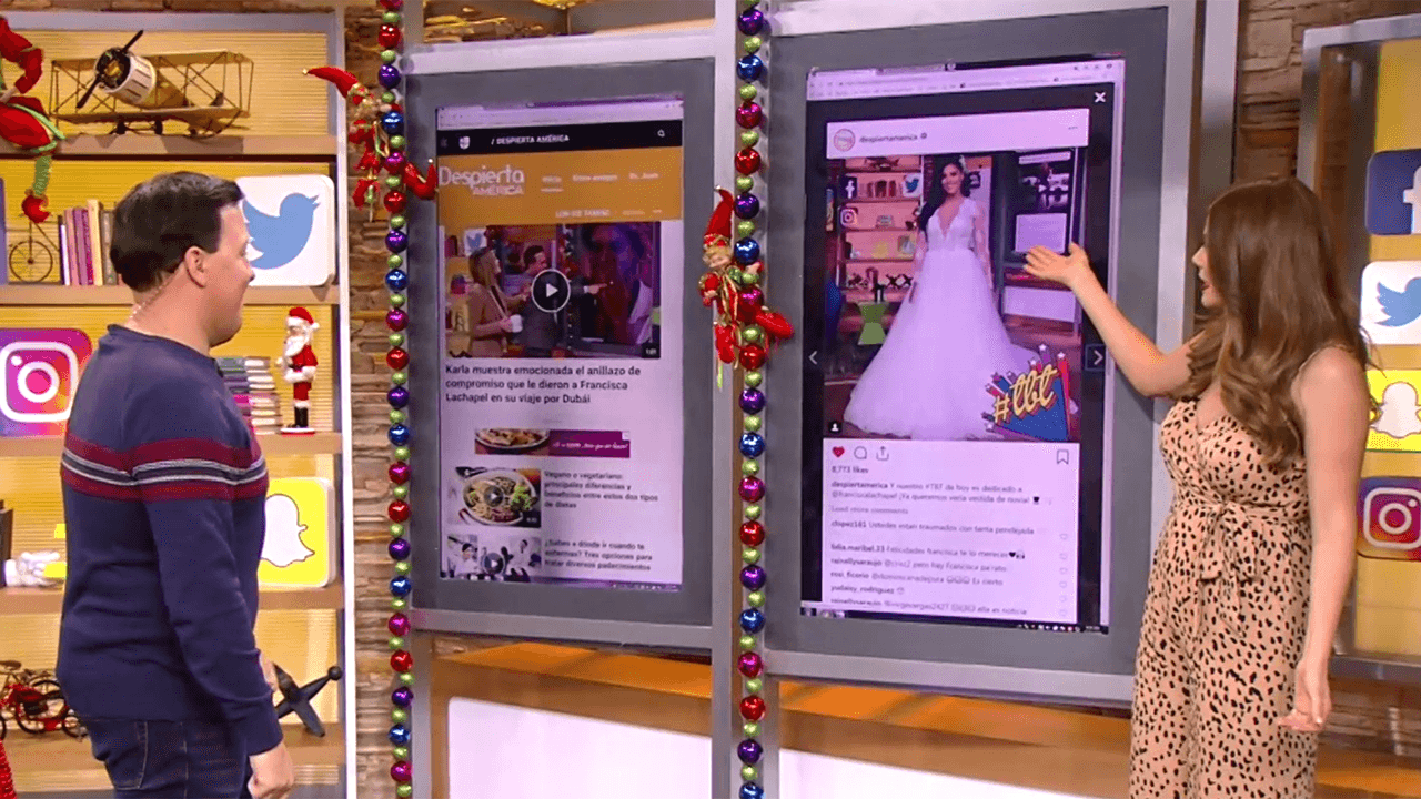 Es jueves de #TBT y nuestros conductores, Ana Patricia Gámez y Raúl González, recordaron la ocasión en que Francisca Lachapel se vistió de novia.