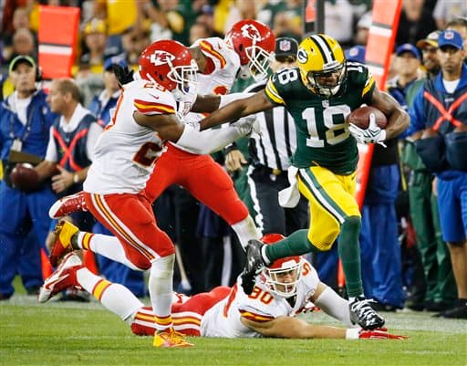 Packers 38-28 Chiefs: Cinco TDs de Rodgers llevaron a Green Bay a triunfo sobre Kansas City