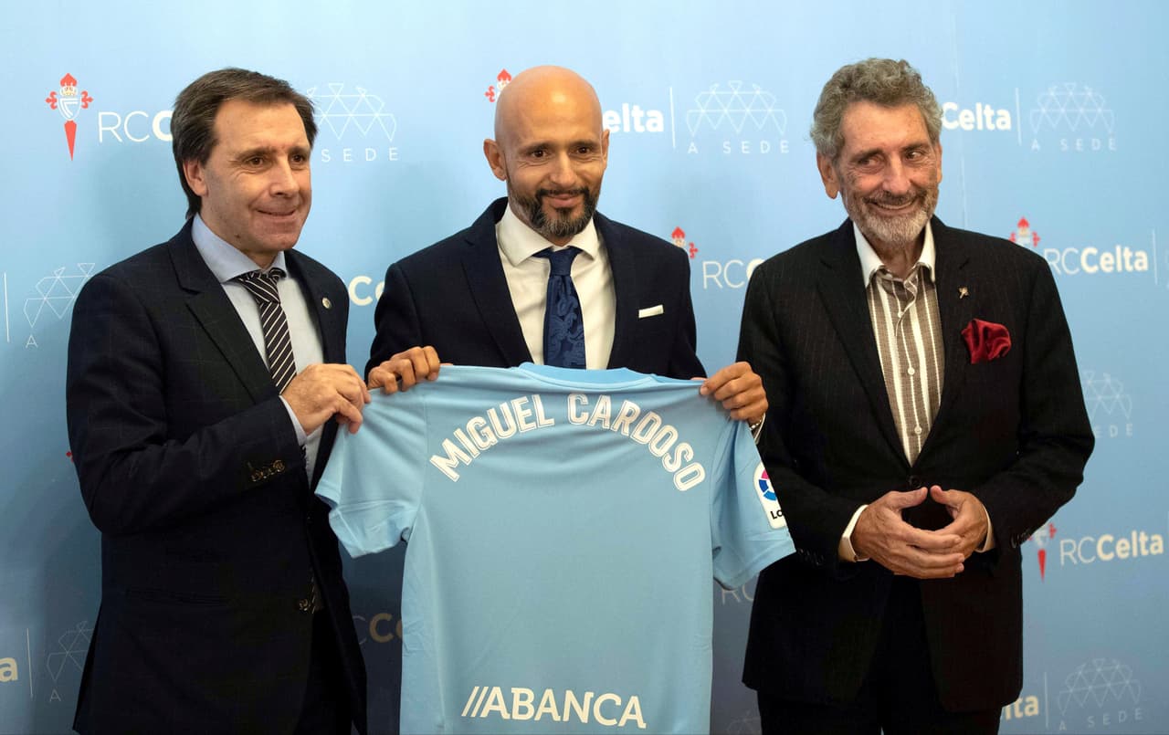 Miguel Cardoso se equivocó en su presentación con el Celta, agradeció al 'Depor'
