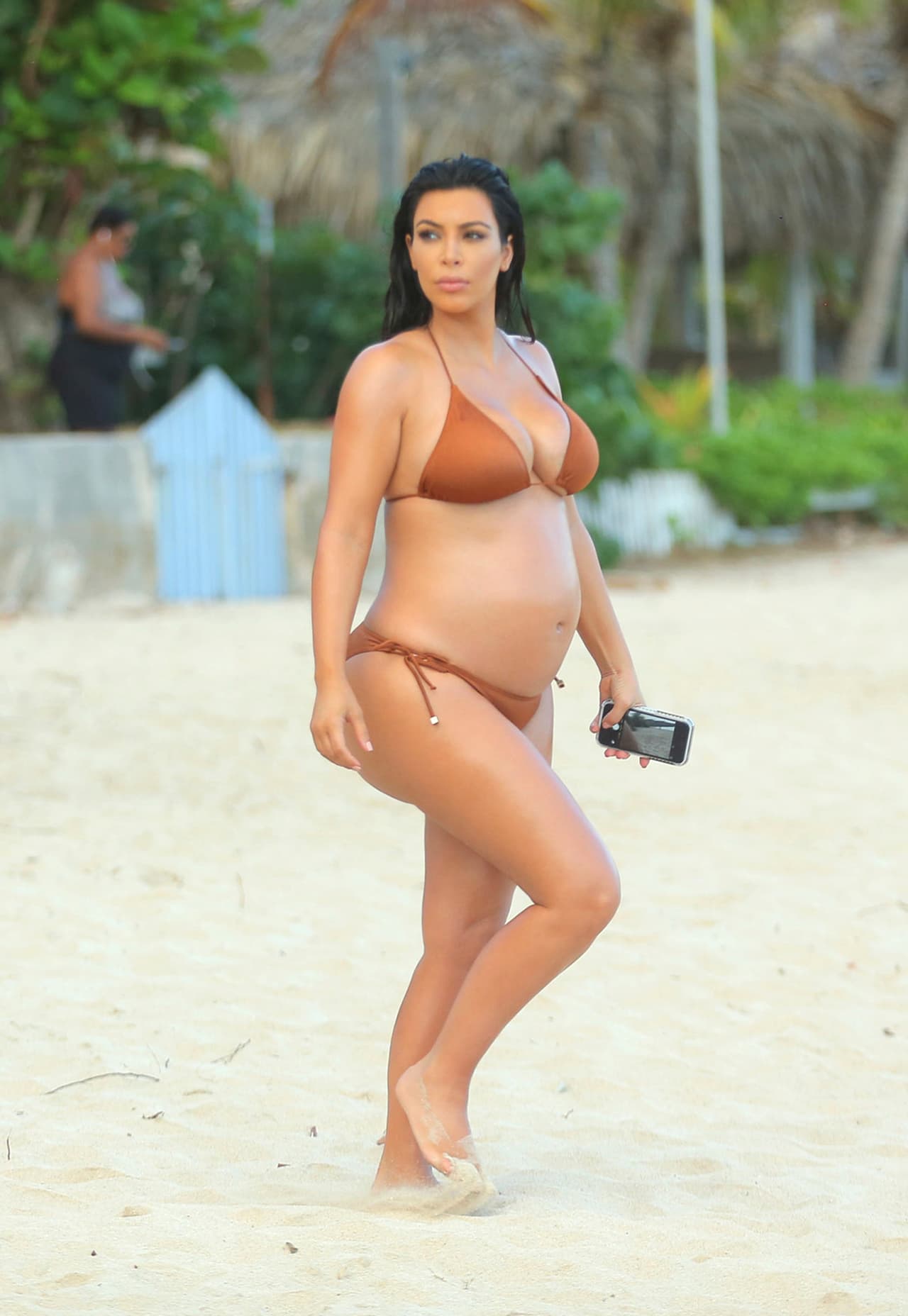 Y la esposa de Kanye West también luce muy bella.