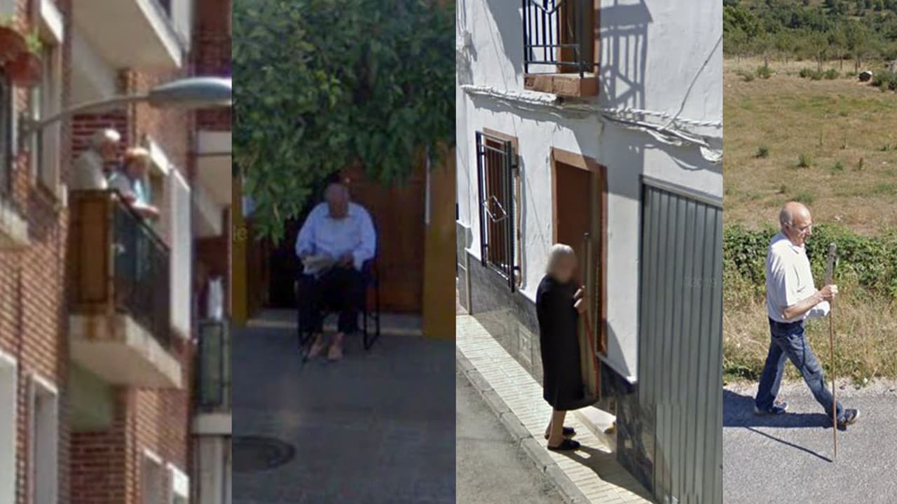 Abuelitos 'viven' gracias a Google maps street view