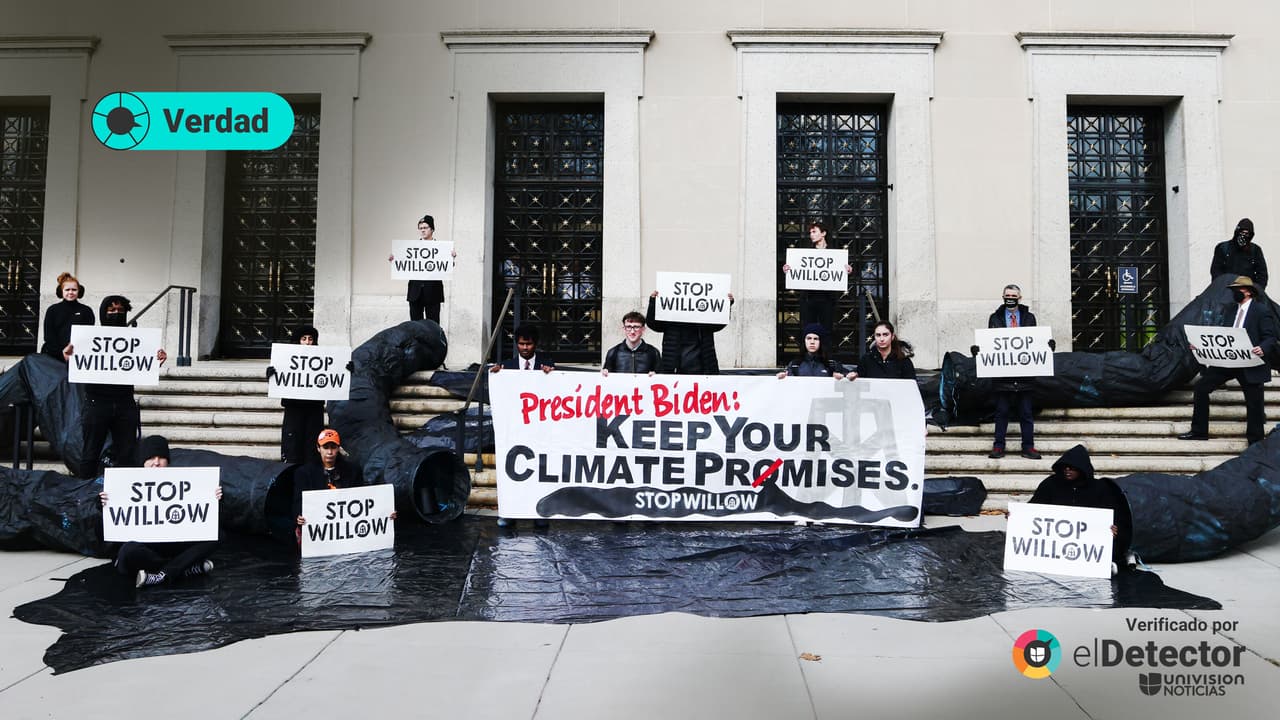 ¿Incumplió Biden su promesa electoral al aprobar un proyecto de explotación petrolera en Alaska? 