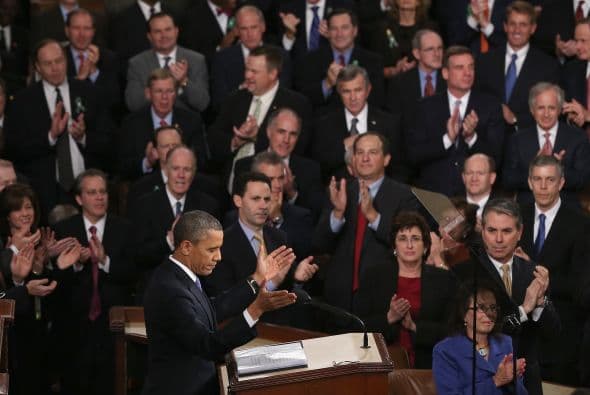 "Una economía en crecimiento que cree buenos empleos para la clase media_ ésa debe ser la estrella polar que guíe nuestros esfuerzos", indicó el presidente en su intervención ante el Congreso, la primera de su segundo mandato y en la que quiere fijar sus prioridades para los próximos cuatro años.