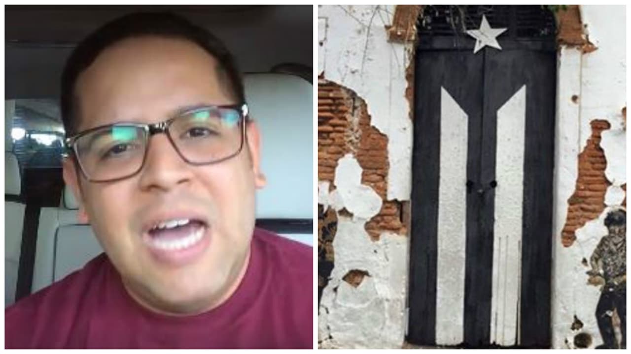 Parodian polémica sobre la puerta-bandera del Viejo San Juan