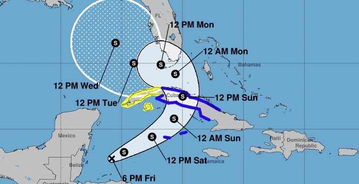 Se esperan lluvias y vientos este sábado en el sur de Florida mientras Eta se acerca a la zona 