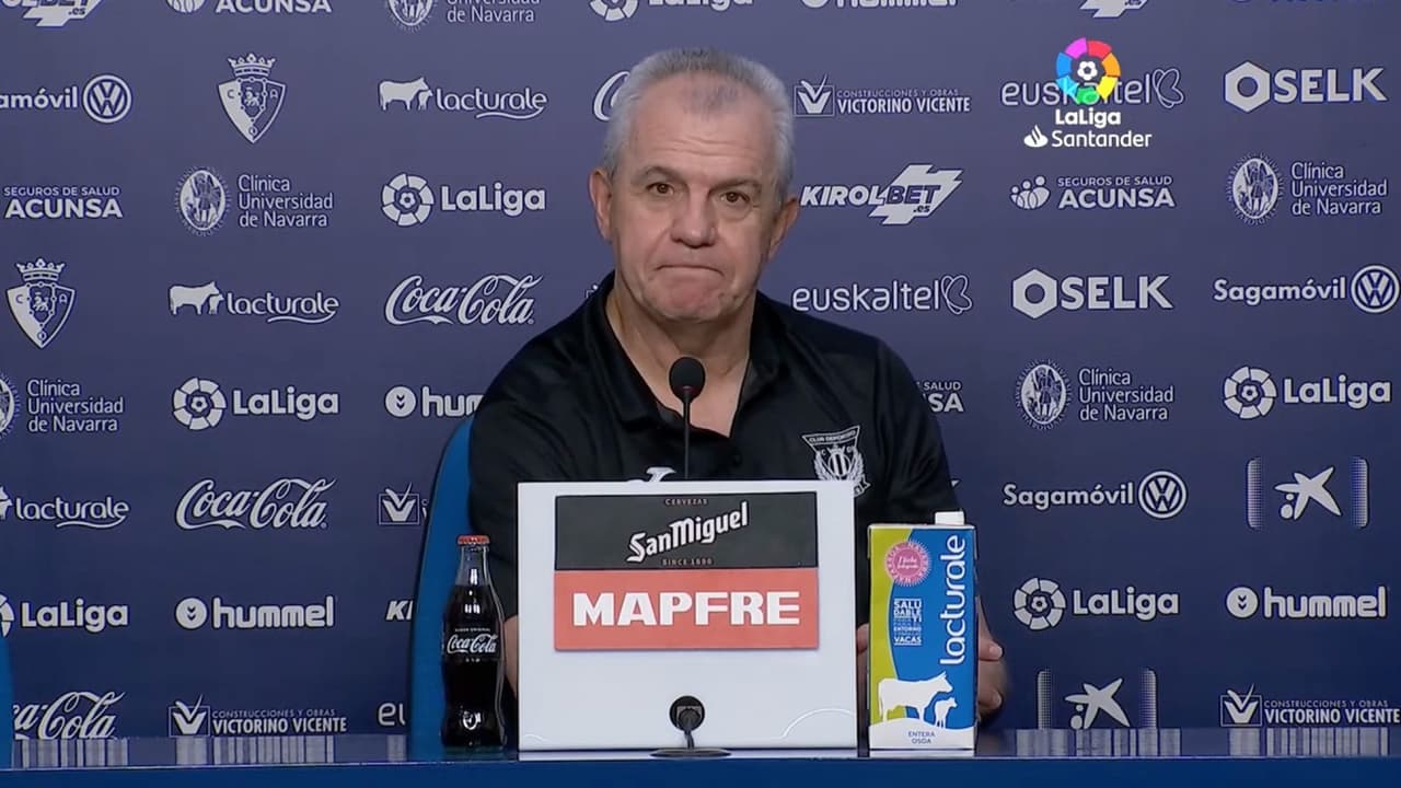 Javier Aguirre, esperanzado: “Esto no se acaba hasta el final”