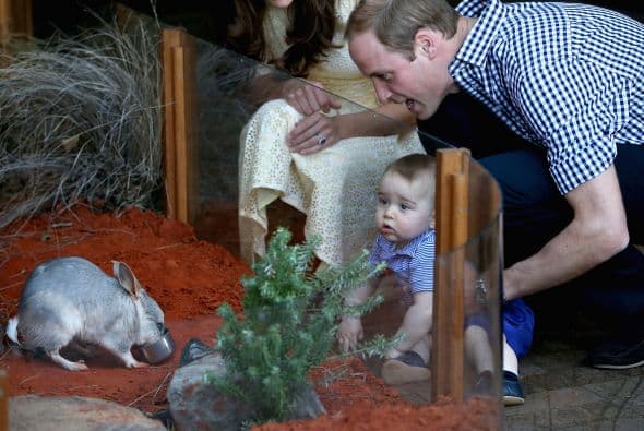 Mira más fotos del pequeño George y sus papás.
